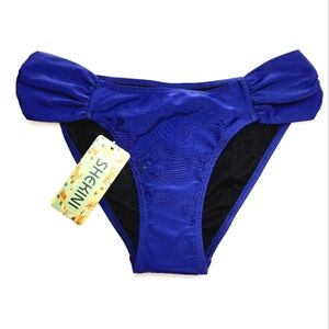 NWT SHEKINI bikini bottom navy swimsuit
